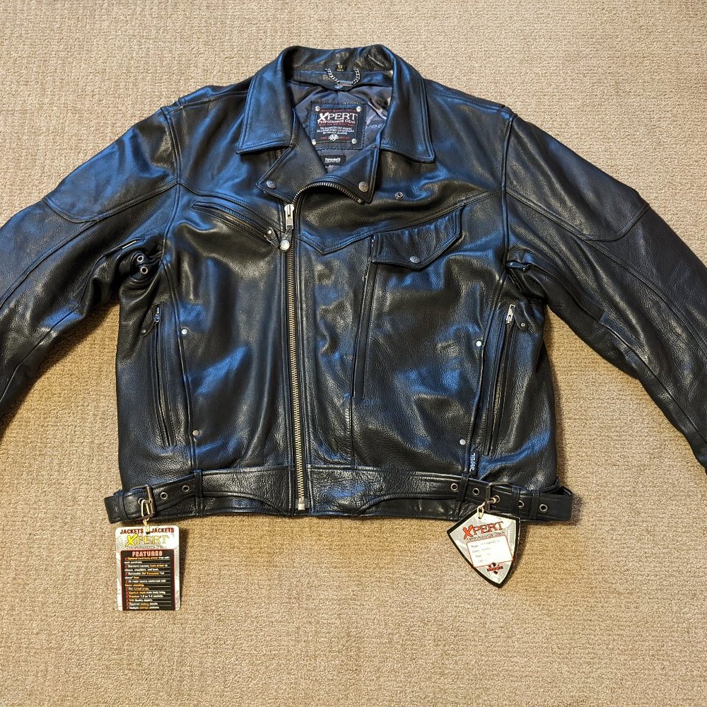 XPERT Performance Gear Moto Riding Leather Jacket 5X